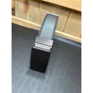 Nike XL Reversible Black Brown Faux Leather Golf Belt Metal Buckle Adjustable